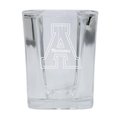 R & R Imports R & R Imports SGSE2-C-APS20 Appalachian State 2 oz Square Shot Glass Laser Etched Logo Design - Pack of 2 SGSE2-C-APS20
